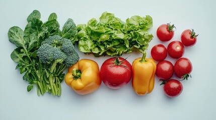 Vibrant Organic Bio Vegetables - Minimalistic Graphic Movie Animation Poster