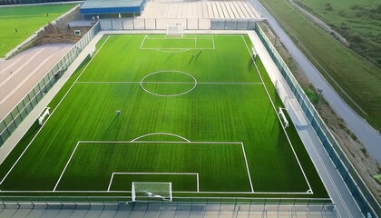 basketball court football field and volleyball court 