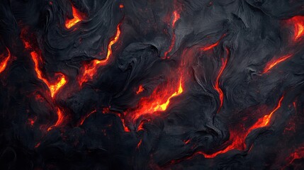 Fototapeta premium Abstract Dark Halloween Hell Fire Flyer