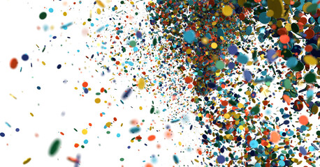 Fototapeta premium Abstract Confetti Celebration