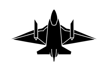 Jet | vector silhouette illustration on white background