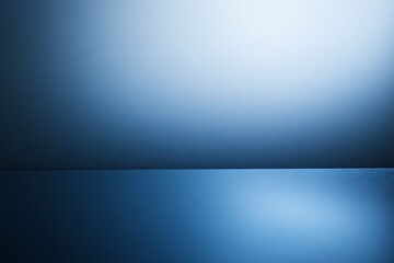 Blue Gradient Background with Horizon Line
