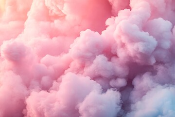 Fototapeta premium Pink Clouds Abstract Background