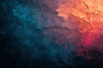 Textured Dark Blue and Orange Background