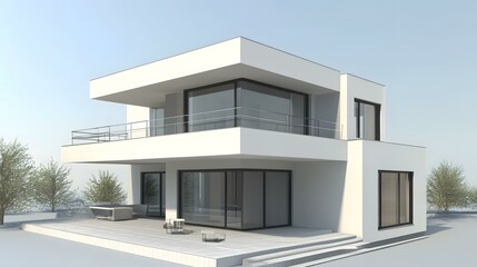 Modern Minimalist House Exterior Design