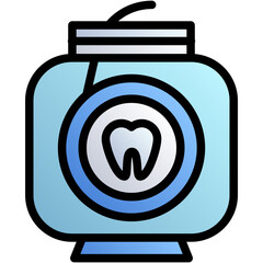 vector design icon of a dentist 