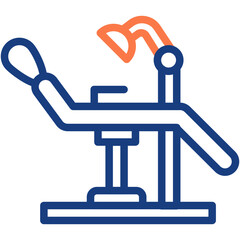 vector design icon of a dentist checkup 
