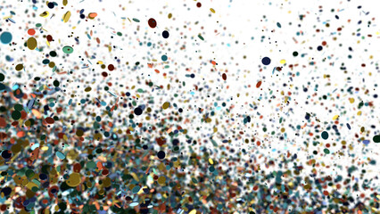 Abstract Confetti Background