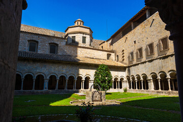 Fototapeta premium Cloître de la Catedral de Santa Maria de Gérone