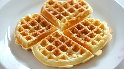 heart shaped waffles