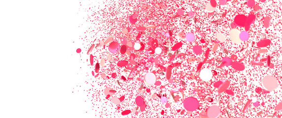 A burst of pink glitter and sparkle