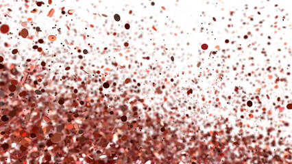 Copper Glitter Explosion