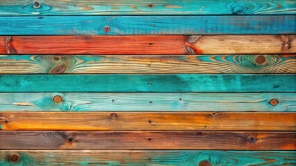 A weathered wood plank background with a faded turquoise, reddish brown, and yellow color palette.