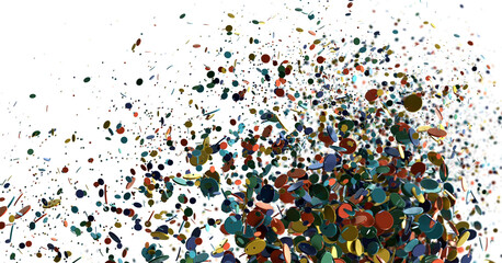 Colorful Confetti Explosion