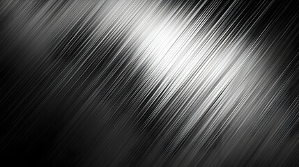 Abstract Background with Diagonal Lines in Black and White
