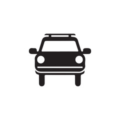 Obraz premium Car icon silhouette Vector illustration art