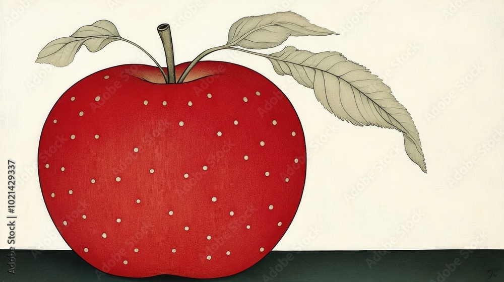 Poster close up of a red apple