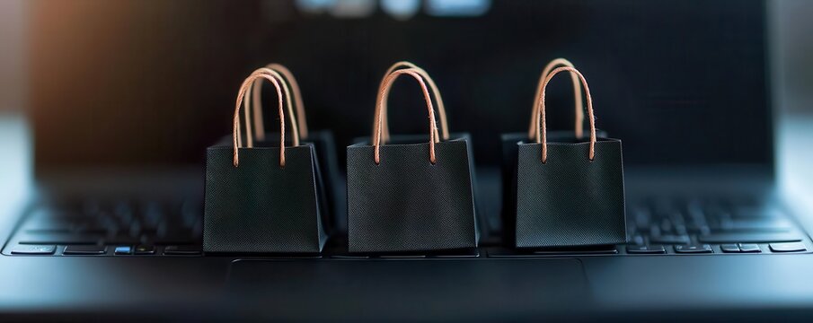 Three small black padlocks are displayed on a laptop keyboard, symbolizing security and digital protection.