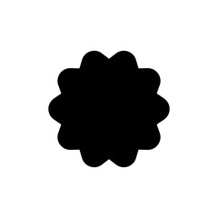 Starburst, sunburst vector price tag, label. Empty, blank price flash for promotion, marketing, sales concept