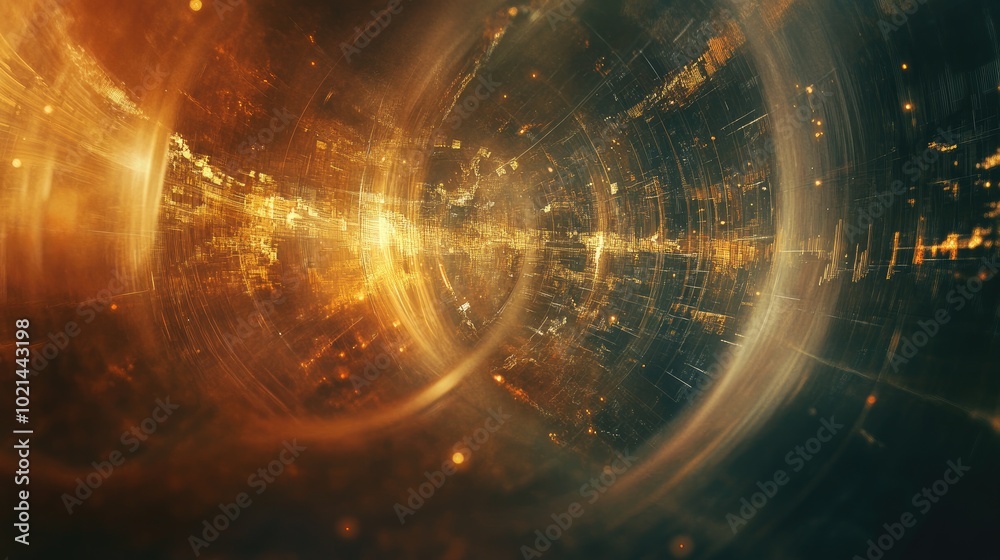 Poster abstract fantasy background featuring technology and engineering with unique organic movement