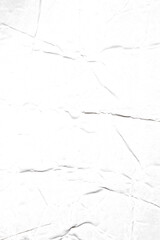Creased paper texture overlay effect, png wrinkled paper surface