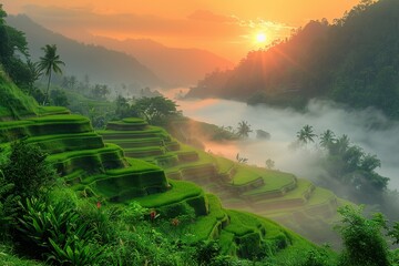 bali agriculture asia green farming nature terrace rice indonesia rural landscape field harvest growth grow