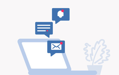 Email marketing announcement strategy illustration