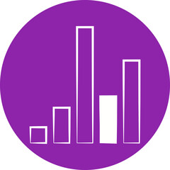 Business infographics icons with different diagram vector illustration. Abstract data visualization, marketing charts and graphs. Business statistics, planning and analytics, forecasting growth rates