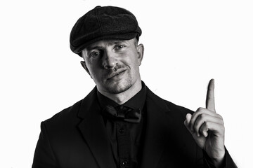 Hand of man showing thumb-up gesture. Man yes. Male. 
