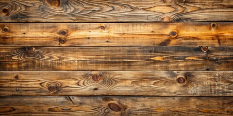 Rustic Weathered Wooden Planks, Showing Grain Patterns and Knots, Offering a Natural Background for Design and Texture