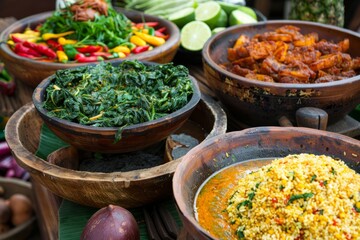 A cooking competition featuring traditional recipes from various African countries to celebrate African World Heritage Day