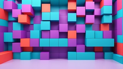 abstract background with cubes