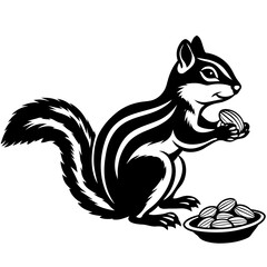 squirrel with acorn