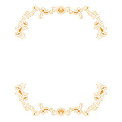 luxury wedding ornament vector design.