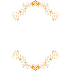 luxury wedding ornament vector design.