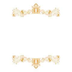 luxury wedding ornament vector design.