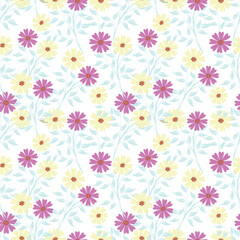 Fototapeta premium Abstract elegance pattern with floral background.