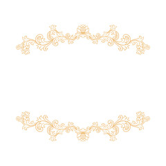 luxury wedding ornament vector design.