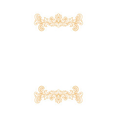 luxury wedding ornament vector design.