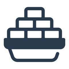 Multicolored Barfi Sweets Stack