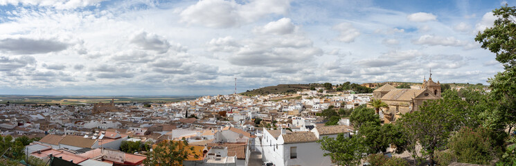 Obraz premium Panoramic view of Osuna from the Collegiate Church of Seville