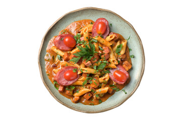 tasty pasta dish italian food garlic and oil spaghetti and penny tagliatelle creamy sauce