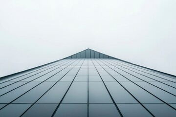 A Low Angle View of a Modern Building's Facade