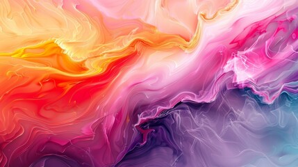 Obraz premium Abstract Colorful Liquid Painting