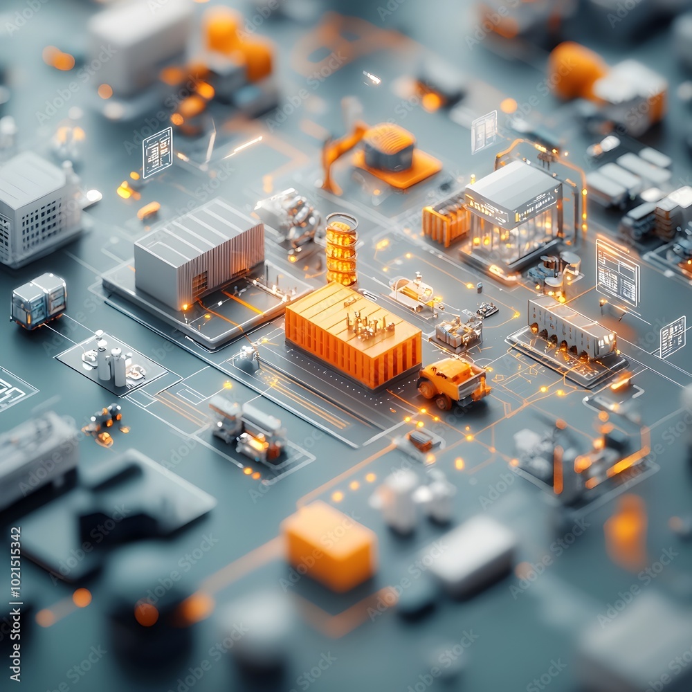 Poster cutting edge algorithms charting global logistics ecosystems with real time data analytics sleek fut