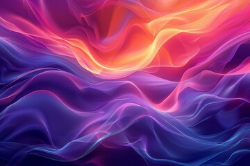 Obraz premium Abstract Colorful Flowing Lines Design