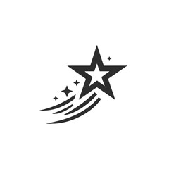 StarAbstract silhouette of shooting star © Sowrav