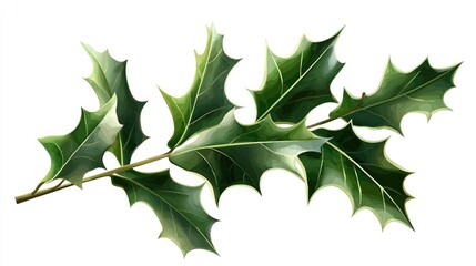 Holly Leaves for Holiday Decorations