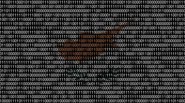 Binary code on flag of Cyprus. Program source code or Hacker concept on Cypriot flag. Cyprus digital technology security, hacking or programming