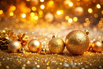 Sparkling Gold and Glittering Texture for Elegant Backgrounds, Crafts, and Festive Celebrations